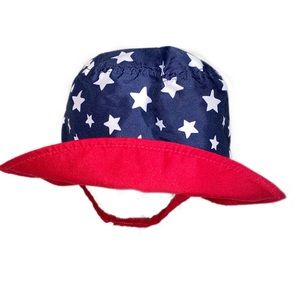 GYMBOREE Flamingo Flair Pink Sun Hat Cap w//Bow Chin Strap SZ 6-12 12-18 mos NEW